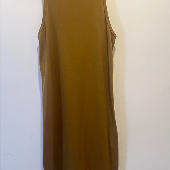 FOREVER 21 Women Mustard Brown Solid Bodycon Dress Size Large - Picture 6 of 10